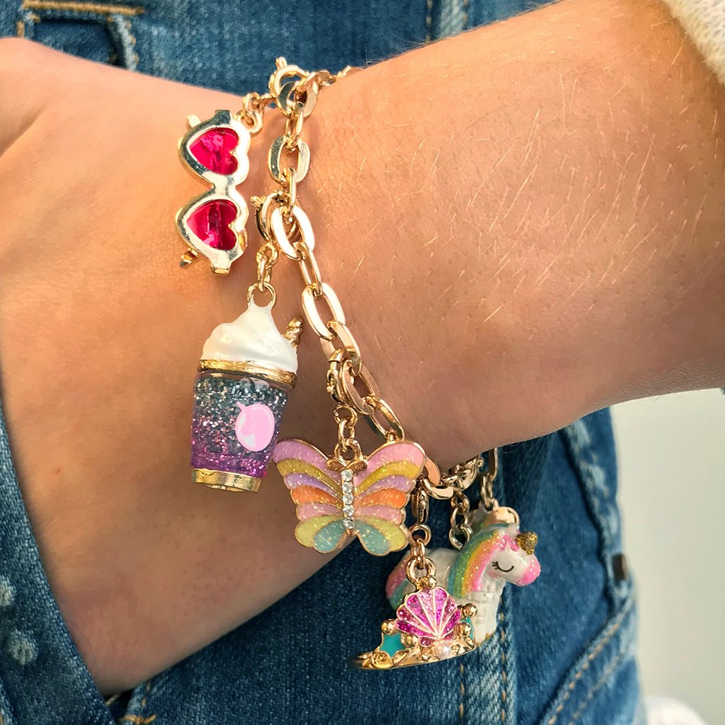 Gold Heart Sunglasses Charm
