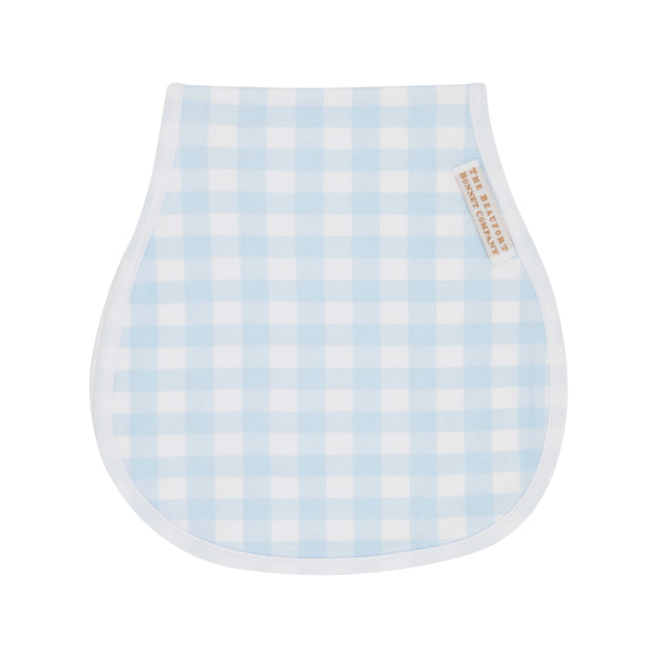 Oopsie Daisy Burp Cloth- Buckhead Blue Gingham