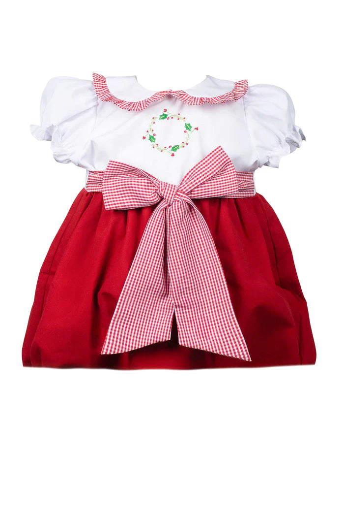 Red Holly Christmas Dress