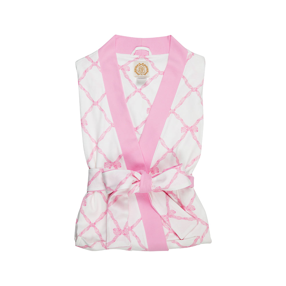 Ready or Not Robe - Belle Meade Bow With Pier Party Pink