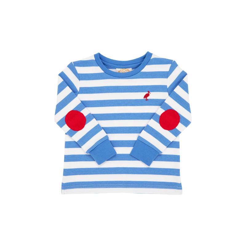 Scott Stadium Shirt - Barbados Blue Stripe