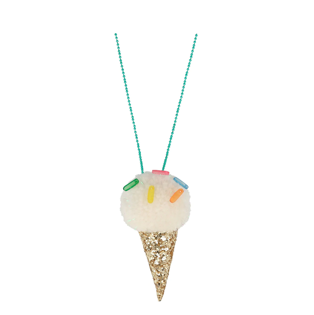 Ice Cream PomPom Necklace