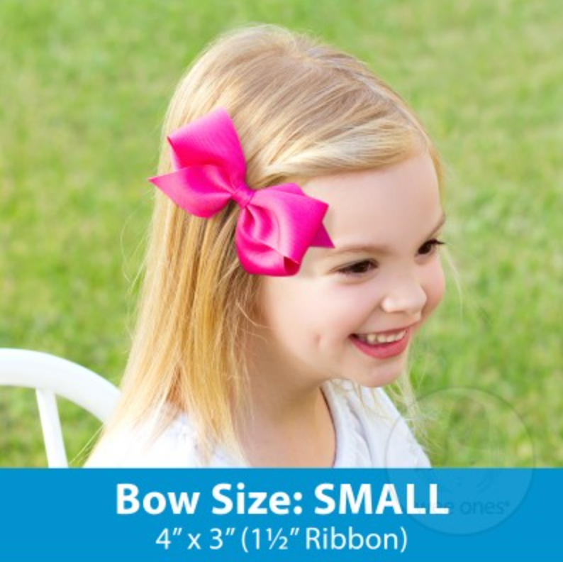 Small Grosgrain Basic Bow