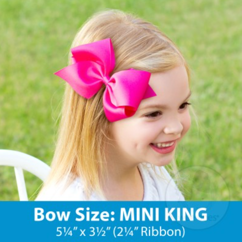 Mini King Grosgrain Basic Bow