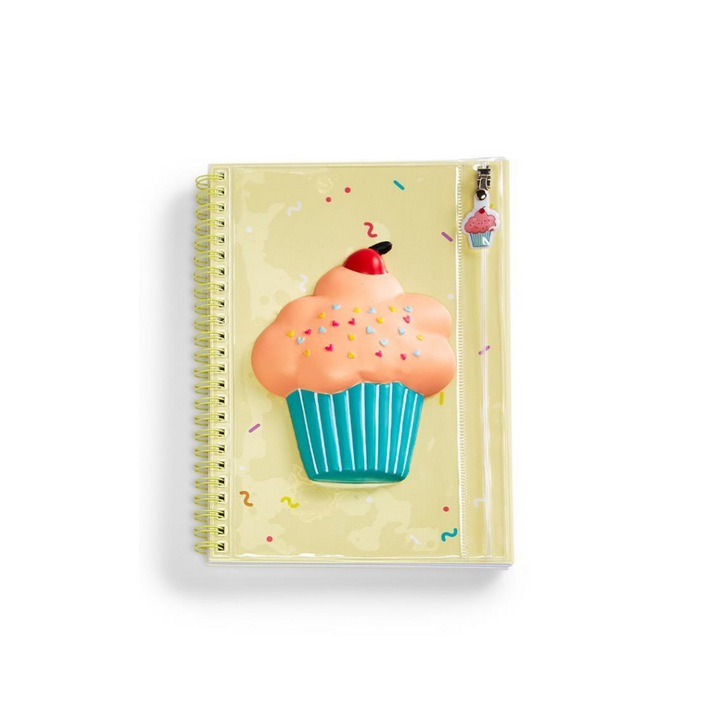 Sweet Treats Squishy Journal Notebook with Pouch