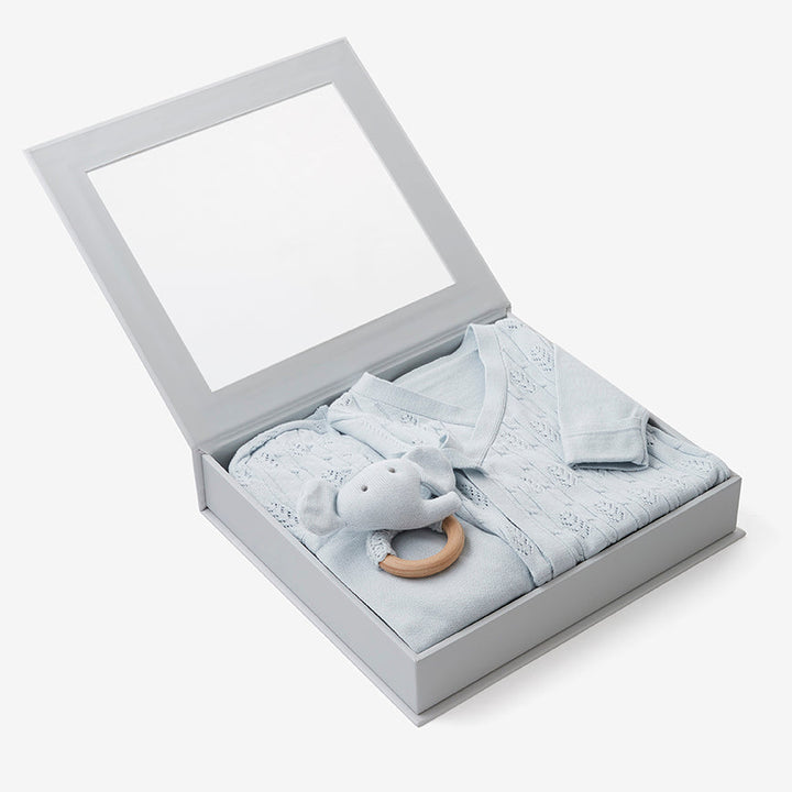 Baby Layette Gift Box, Cloud Blue