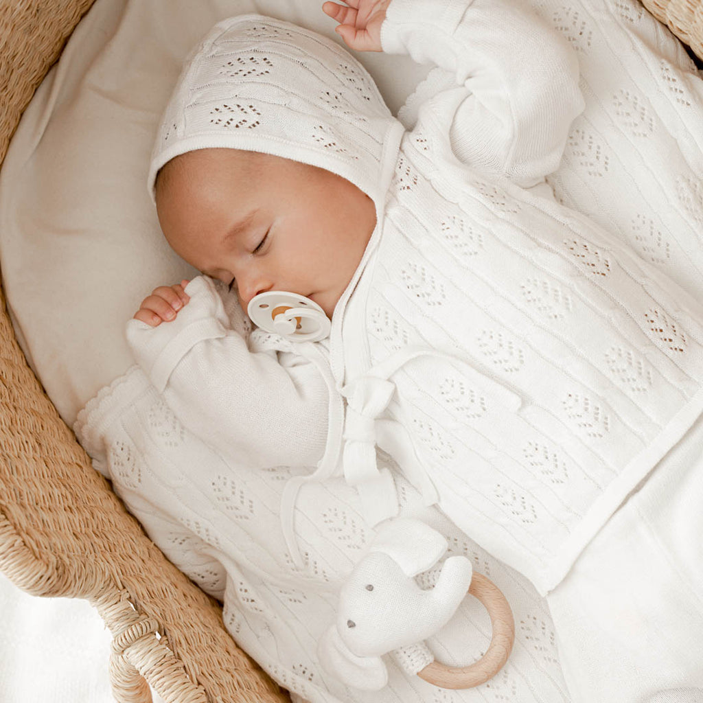 Baby Layette Gift Box, White
