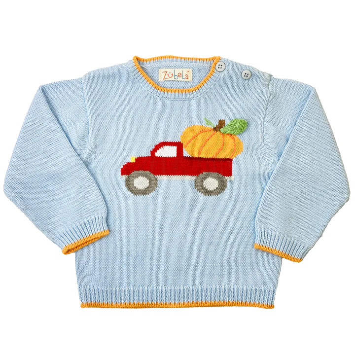 Pumpkin Truck Sweater
