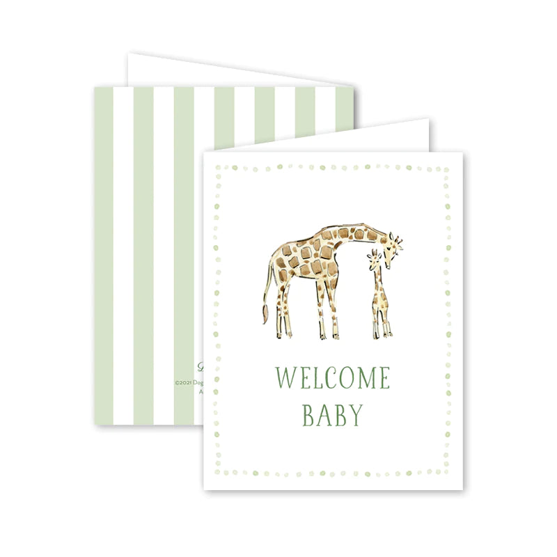Zoo in the City Baby Card